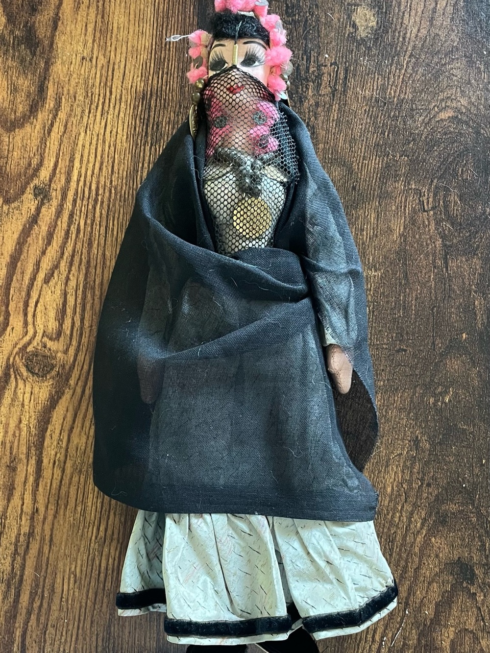 Vintage Middle Eastern travel souvenir doll